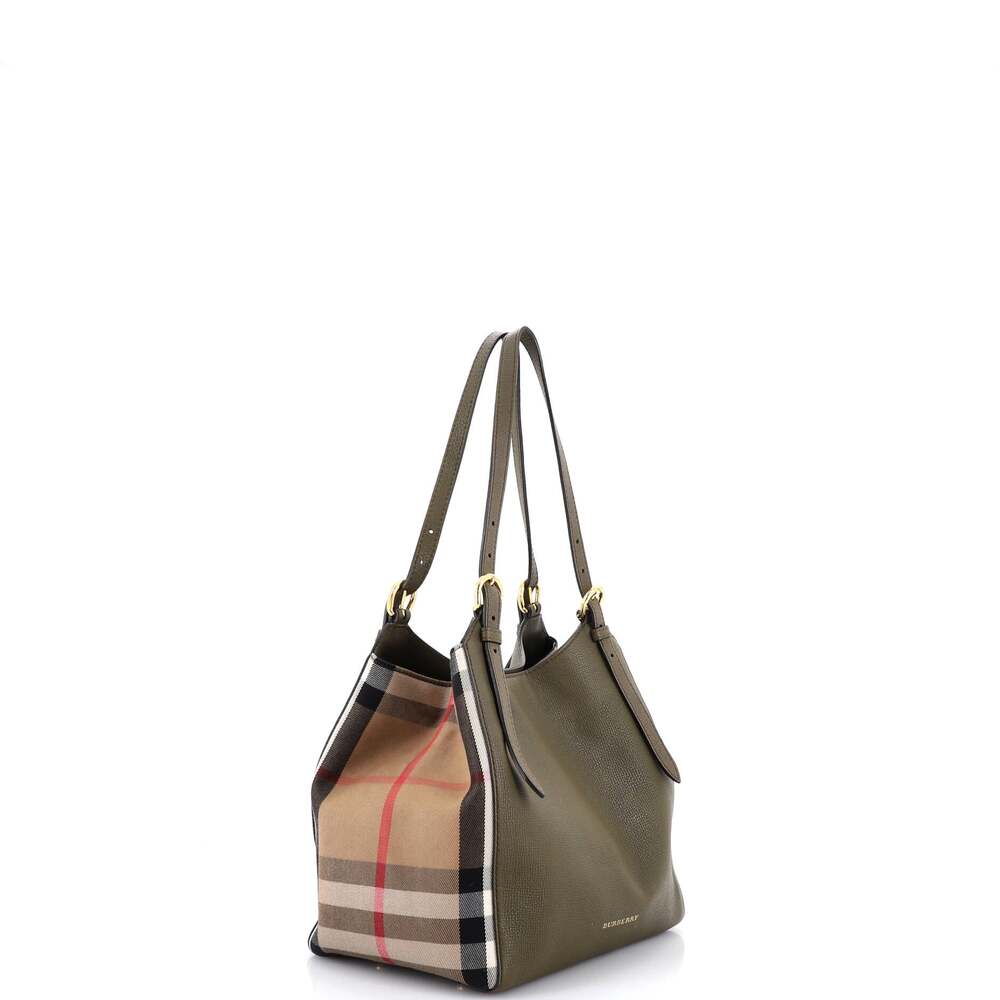 Burberry Canterbury Tote Leather And #249356B85B - Picture 2 of 8